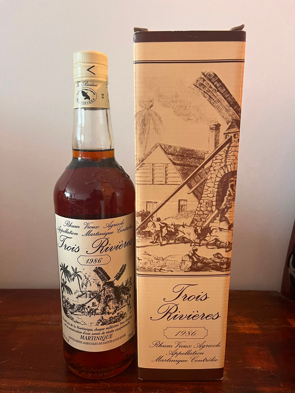 Rhum Vieux Trois Rivières 1986 - 10Years Oak Aged - 45% - 70cl