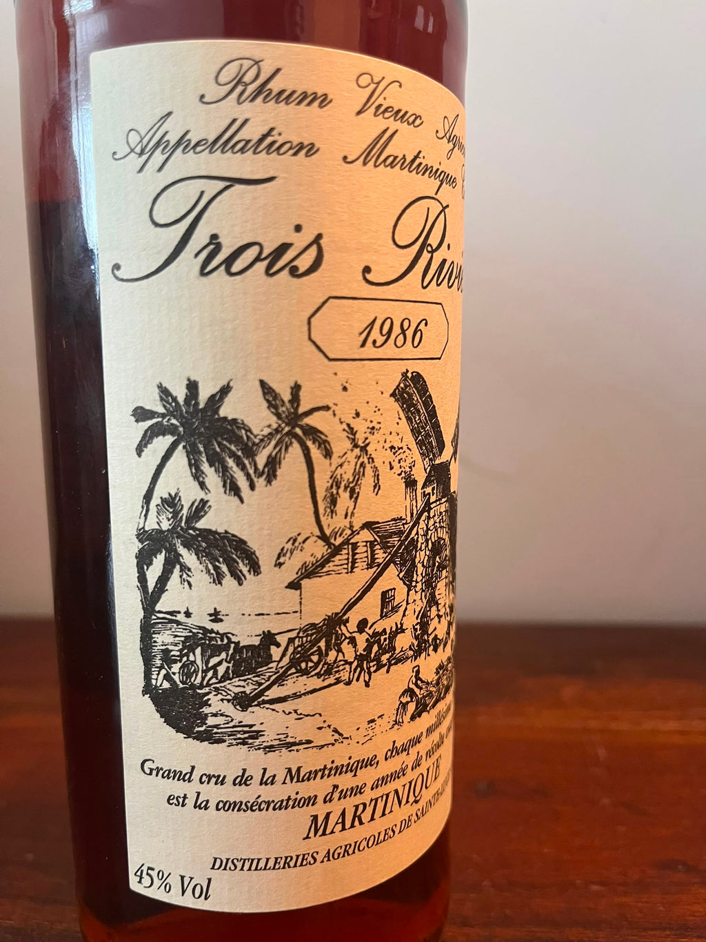 Rhum Vieux Trois Rivières 1986 - 10Years Oak Aged - 45% - 70cl