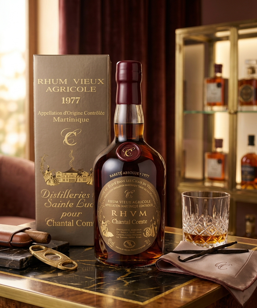 Rhum Vieux Agricole 1977 – Sainte‑Luce – Chantal Comte – 45% – 70cl
